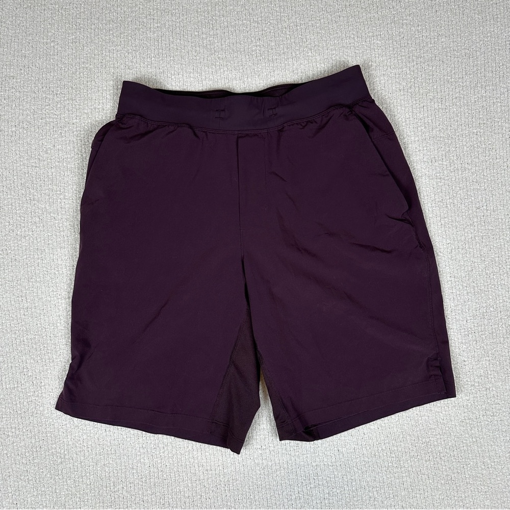 Lululemon Athletica Plum T.H.E. Lined Athletic Shorts 9” Inseam